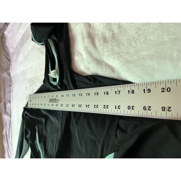 LBH Womens Lightweight Jogging Athletic Hooded Jacket Small Black Stretch Active - Picture 7 of 9